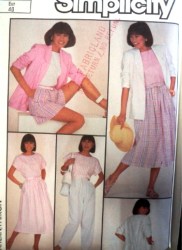 7490 PANTS,SHORTS,FLARE SKIRT,JACKET,YOKE TOP PATTERN 12